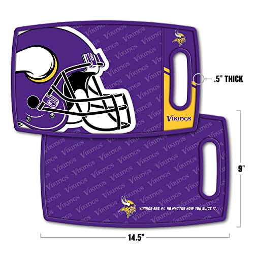 Image of YouTheFan NFL Minnesota Vikings Logo Series Cutting Board