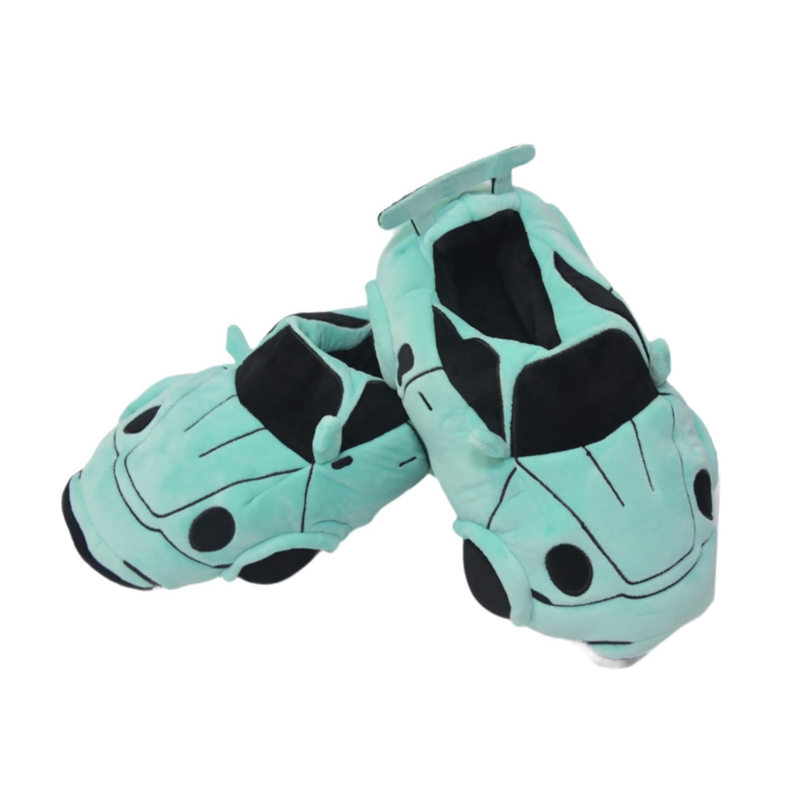 TISHITA Pantuflas Invierno Zapatillas Coche Casa Peluche Suaves Antideslizantes con Diseño Divertido Y Confort Térmico Adecuadas para Hombres Mujeres Y Adulto