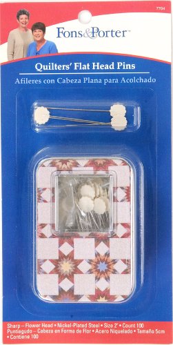 Fon & Porter 7704 FonsPorterPinsQuiltFlatHead100