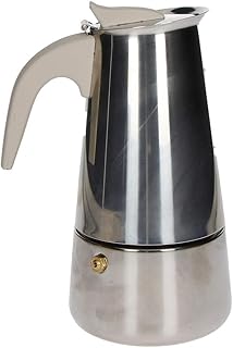 BRANDANI 52199 CAFFETTIERA BORBOTTINA AD INDUZIONE 6 Tazze Inox con Manico Soft Touch