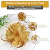 4.72 Inches Elegant Hair Clip Large Flower Brooche... #2