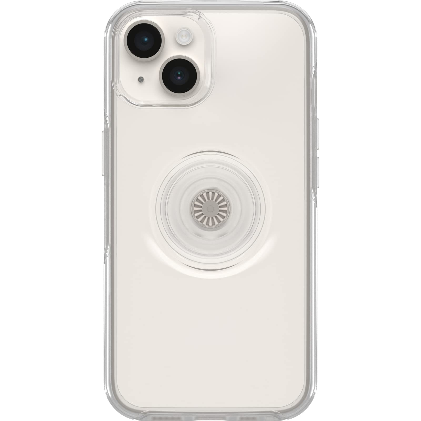 OtterBox Cover per iPhone 14/iPhone 13 Otter+Pop, Resistente a Shock e Cadute, Cover con PopGrip PopSockets, Testata 3X vs Le Norme Anti Caduta Mil-Std 810G, Trasparente