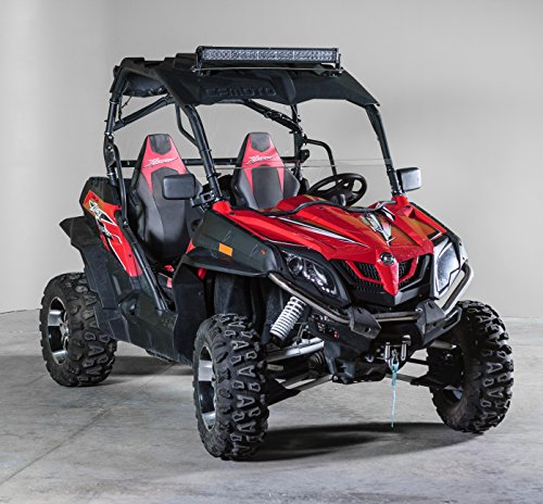 TerraRider Half UTV Windshield Compatible with CF Moto ZForce (Excludes ZForce 950 and 2023 800 Models) - Standard 3/16