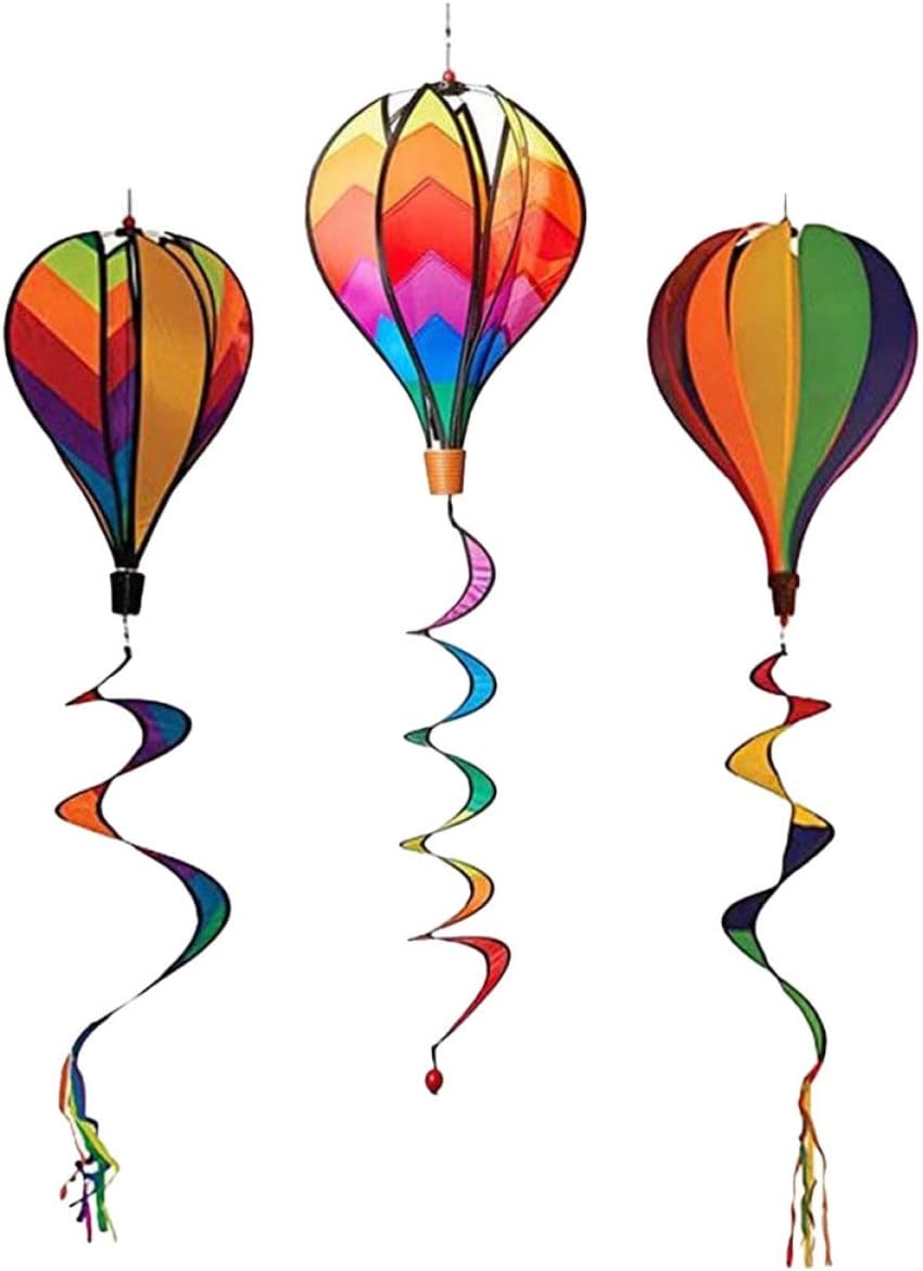 YARNOW 6 Pcs Hot Air Hot Wind Spinners Hot Solar Balloon Wind Balloon Wind Spinners