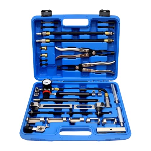 RUIZHI Outil de Changement de Ressorts et Joints de Soupape - Compatible avec Mercedes-Benz, BMW, Audi - sans Démontage de la Culasse - Kit de Joints de Valve...