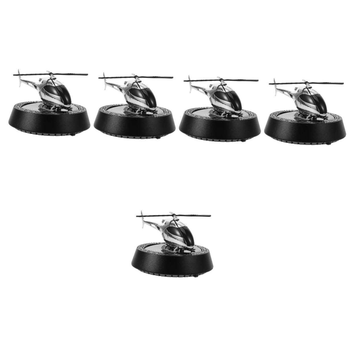 GLEAVI 5piezas Difusor De Solar Para Coche Accesorio Aromaterapia Diseño Elegante y Estilo Moderno Compatible Modelos De Vehículos Uso Práctico y Ecológico