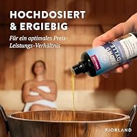 Fjorland Abendsonne Lavendel Saunaaufguss mit Eukalyptus, Rosmarin, Kiefer 100 ml mit BIO Ölen - Natürlicher Saunaduft mit ätherischen Ölen - Sauna Aufgussmittel extra hochdosiert – Ansicht 5