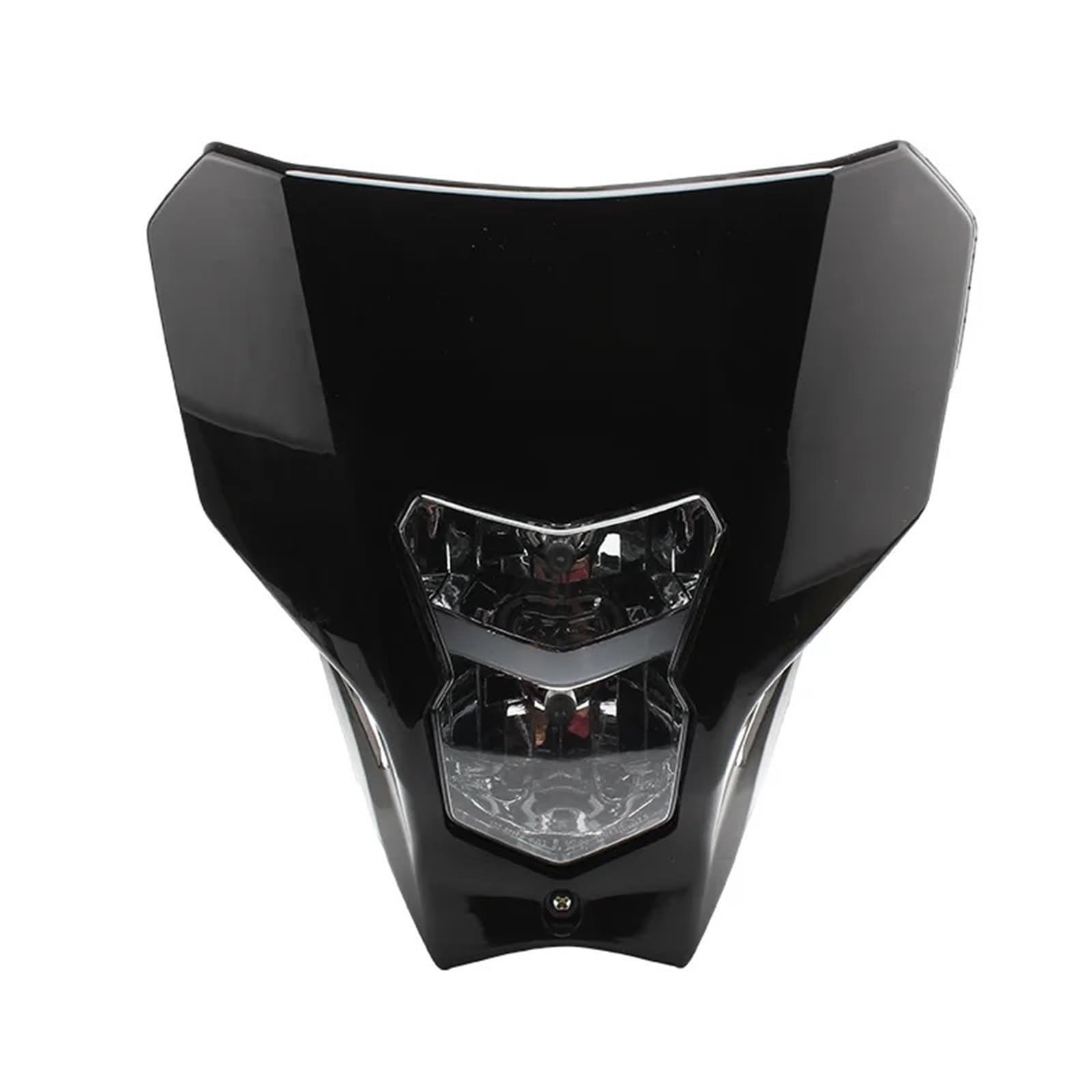 Światło Do Jazdy Pasuje do Honda CRF450 CRF450XR CRF450L CRF250 R/L/X 2019-2020 motor terenowy reflektor motocyklowy 12V żarówka oświetlenie reflektora Dirt Bike przednie światła(Black)