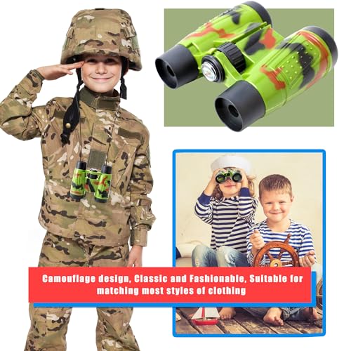 Binoculares infantiles camuflaje compactos pack de 12 miniatura 5