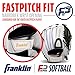 Franklin Sports Fastpitch Softball Glove - Fastpitch Pro - Adult and Youth Softball Mitt - Infield and Outfield - Right Handed Glove - White/Gold - 11
