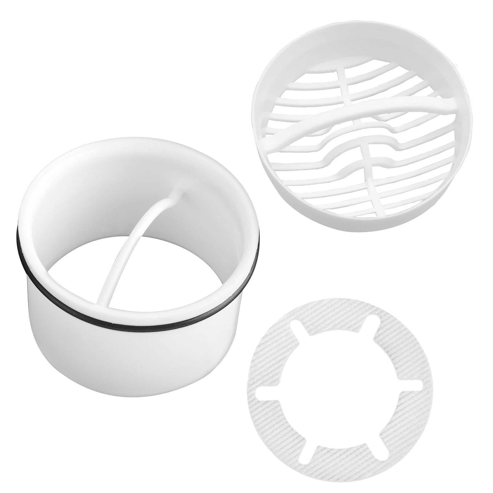 Hair Strainer for Shower Drain Set,Compatible with Drain set Compatible 6960,6963,6961,6962 Hair Filter Strainer Insert for Shower Drain Siphon