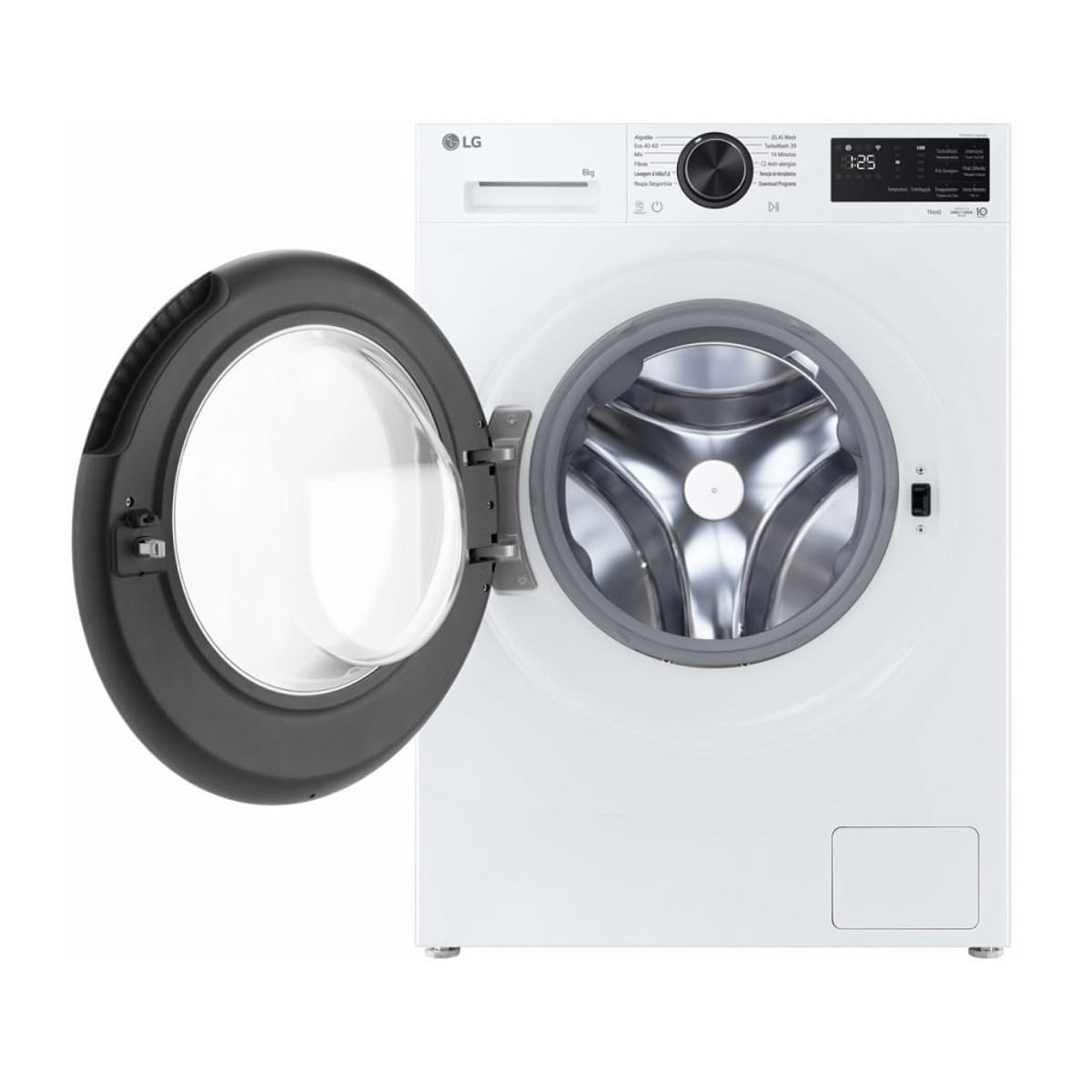 Lavadora LG F2X50S8TLB 8 kg, 1200 rpm, color blanco