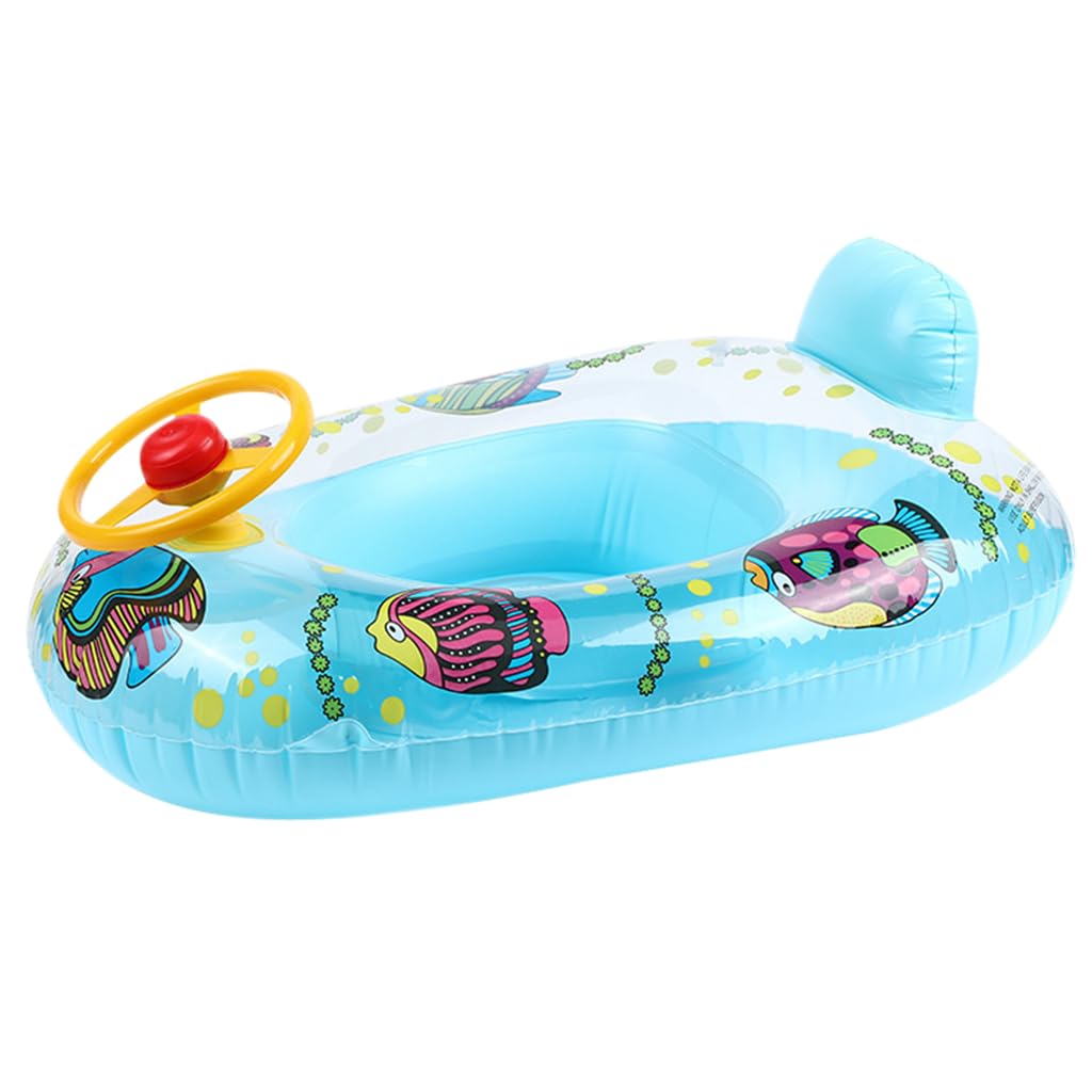 Optifit® Kids Inflatable Swimming Ring With Cartoon Steering Wheel & Horn, Durable PVC, Leakproof Valve, 55-57cm Ideal For Toddlers 3-5 Years - Fun & Safe Pool Float For Beach & Indoor Pools (B0CW5K1NBX) Amazon Price History, Amazon Price Tracker