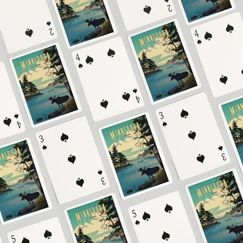Lantern Press Baraja de 52 cartas tamaño póker miniatura 4