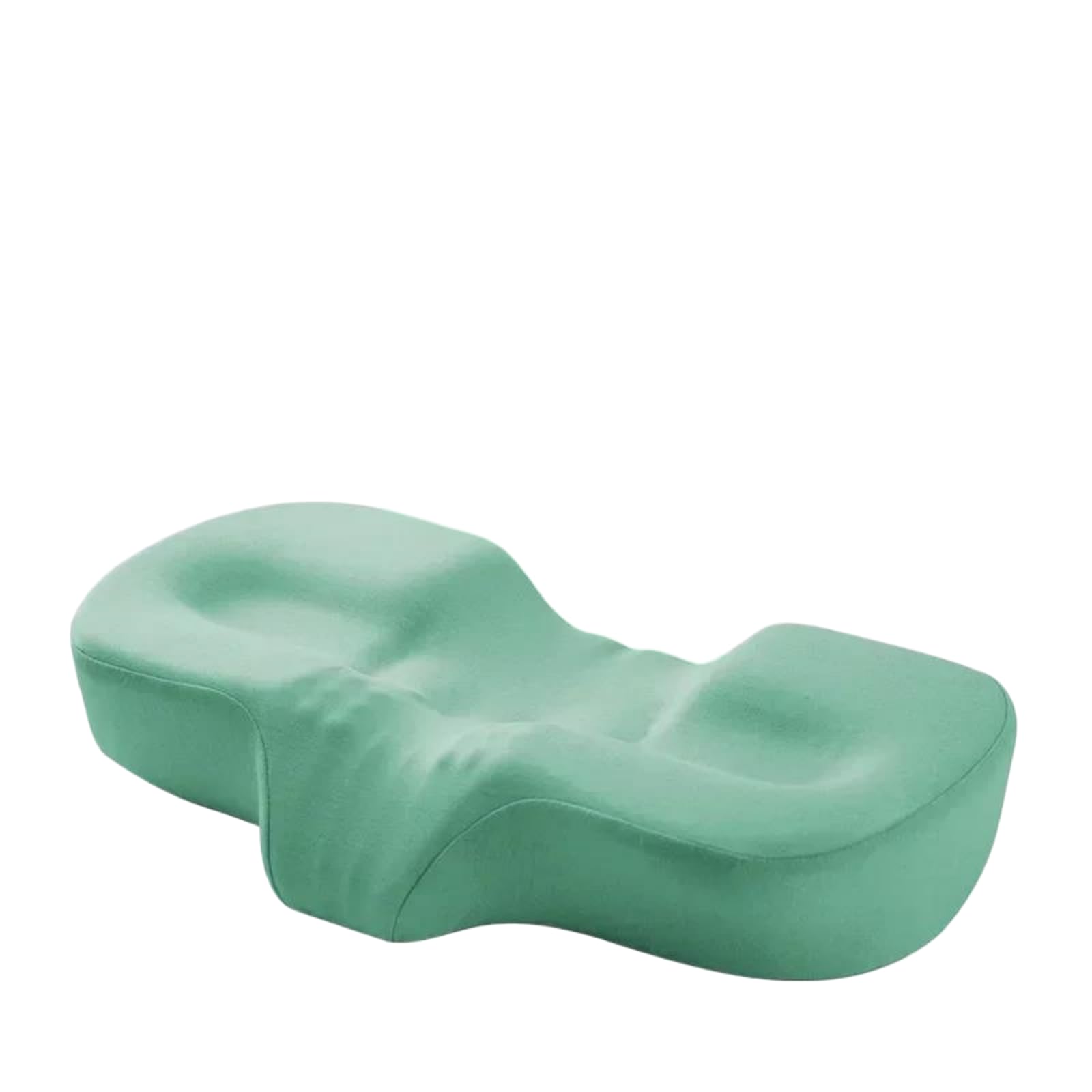 BFJNFPBEU Ergonomic Cervical Pillow for Neck Pain Relief, Memory Foam Orthopedic Pillow for Side Back Sleepers, Contour Neck Support Pillow,Green