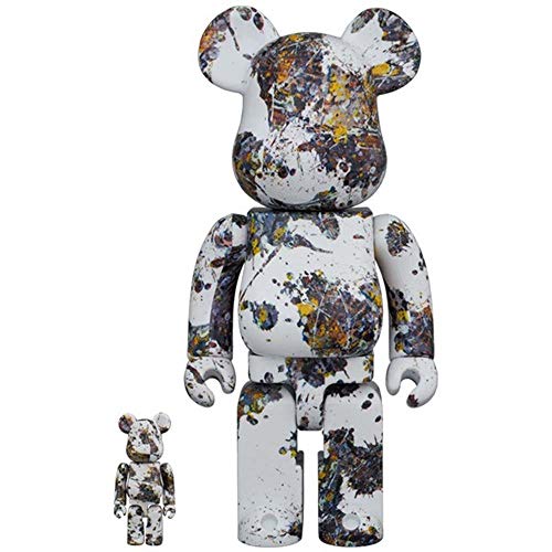 Bearbrick BE@RBRICK Jackson Pollock Studio(Splash) 100％ & 400％