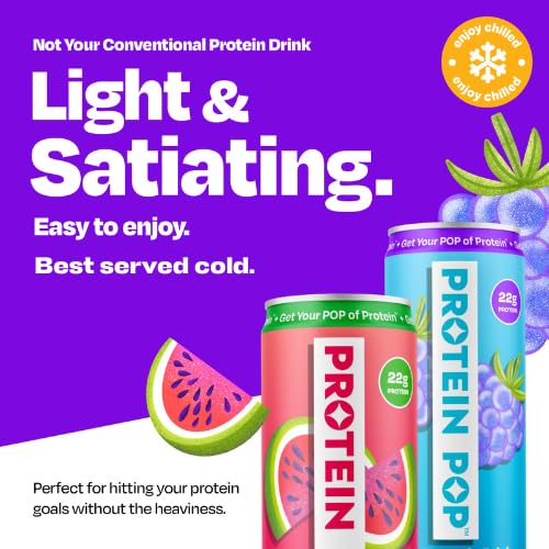 Ready to Drink Clear Protein Shakes | 22g of Protein - Whey Protein Isolate Non-Carbonated - Zero Sugar (Variety Pack - 12 fl oz, 4 cans) - Image 4