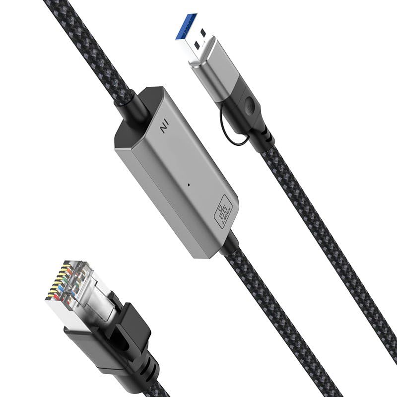 Adaptateur Ethernet 2,5 GHz USB et Type C pour ordinateur portable et électronique moderne