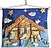 Christmas Nativity Set - Interactive Fabric Nativity Scene Wall Hanging with Plush Moveable Figures by Mistletoe Mill