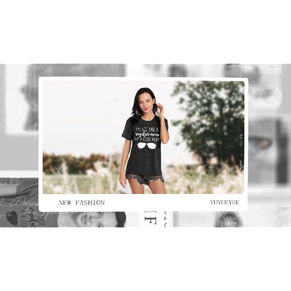 Women-Im-Not-Like-A-Regular-Mom-Im-A-Cool-Mom-Funny-Saying-T-Shirt-Women-O-Neck-Tops-Tee Women I'm Not Like A Regular Mom I'm A Cool Mom Funny Saying T Shirt Women O Neck Tops Tee (Large, Pink)