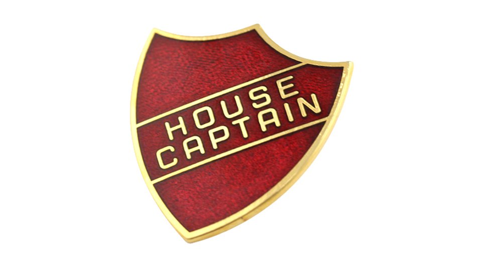 House Captain School Shield Badge Handmade Vitreous Enamel