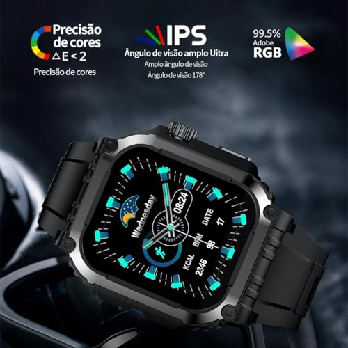Militares Smartwatch BLACKULTRA 1.85