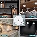 Bright Evolution Under Cabinet Lights - Battery Operated Cabinet Lighting with Tap Technology - LED Puck Lights for Kitchen - Stick On Illumination for Shelves and Closets - Wireless Lighting Solution