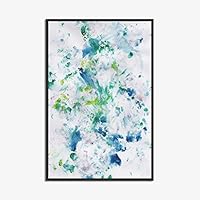 Framed Canvas Wall Art Abstract Watercolor Canvas Prints Home Artwork Decoration for Living Room,Bedroom - 16x24 inches