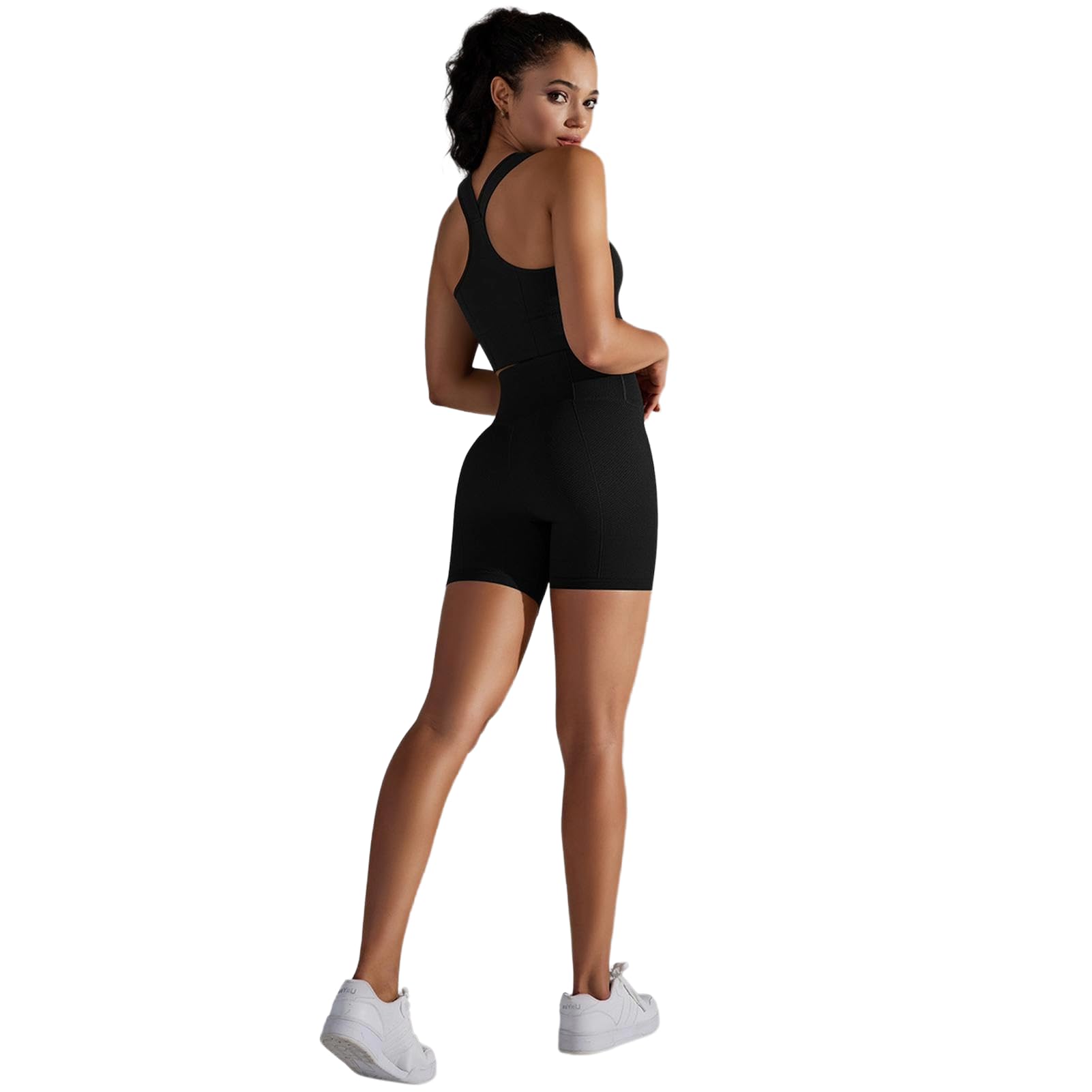 Breathable Stretch Knit Seamless Activewear Ensemble for Effortless Yoga Running and Fitness Sessions