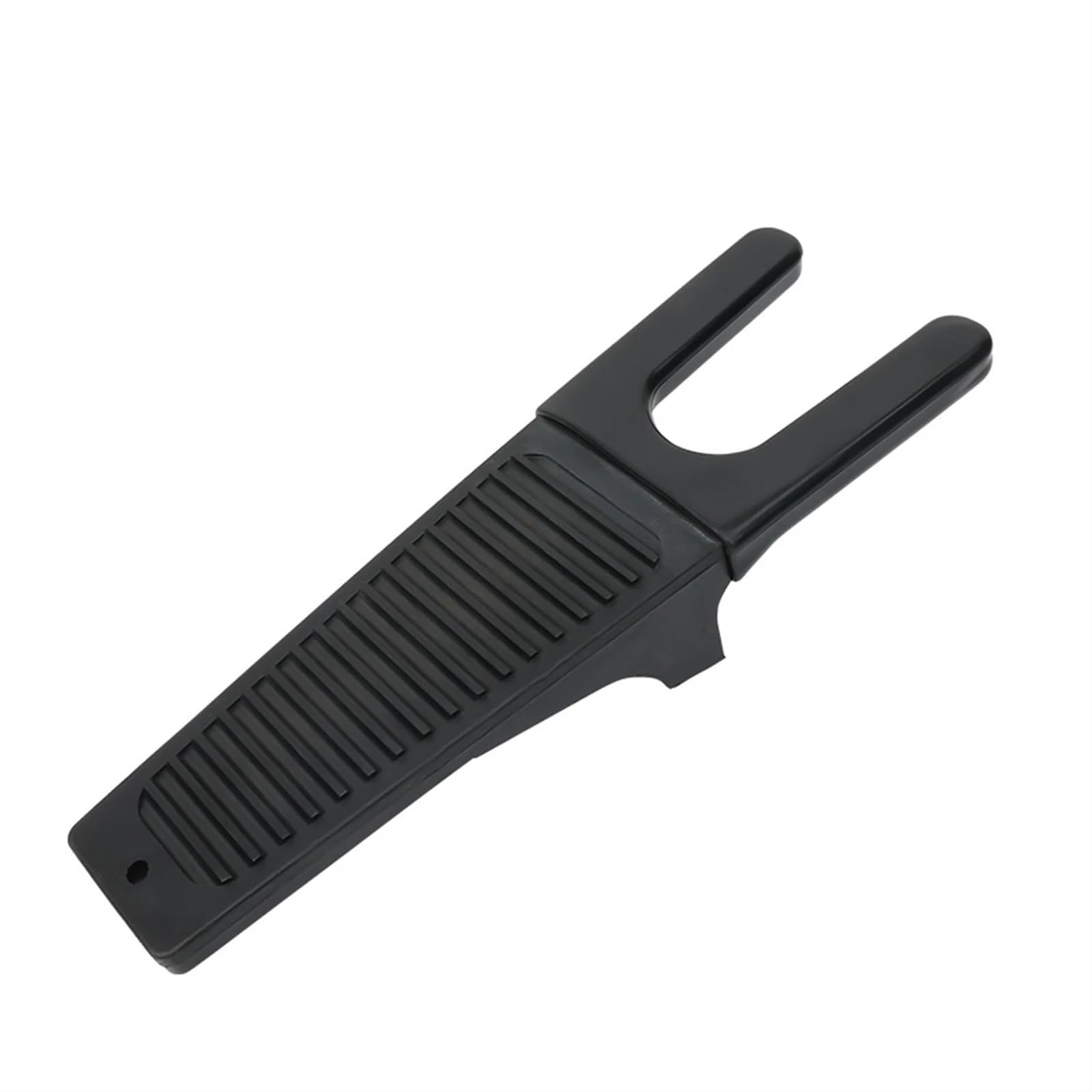 bisch Cuernos de Zapato de 33,5 cm, Calzador de plástico Negro Profesional con Forma de Cuchara, Calzador, Elevador de Zapatos, plástico Antideslizante Flexible y Resistente