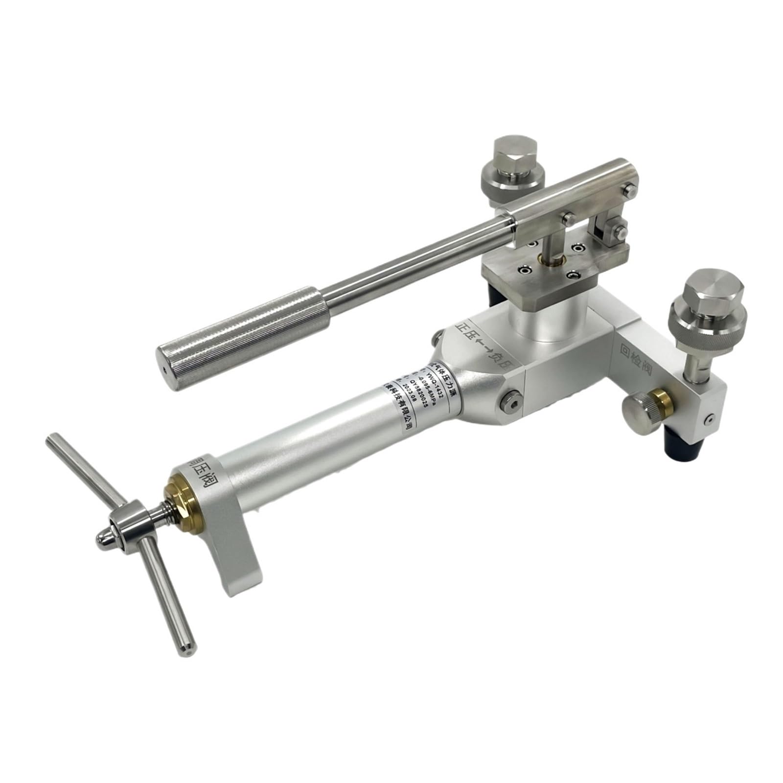 HEXEH Calibrador de presión portátil Bomba de vacío de presión neumática for calibración de manómetros -0,095-2,5 MPa -0,095-4 MPa -0,095-6 MPa(-0.095-4Mpa)