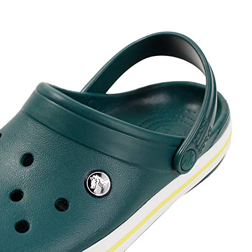 Image of crocs Unisex Crocband Green Clogs - M4W6(11016-3S0)