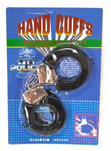 BETTER WITH FRIENDS esposas esposas moradas negro, policía mujer,policía,enfermero,médico, oficial de seguridad, accesorio de disfraces. de metal con la felpa