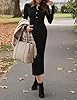 MEROKEETY Women's Bodycon Sweater Dress 2025 Fall ... #1