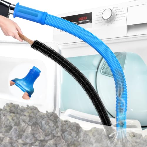 Sealegend 2 Pack Dryer Vent Cleaner Kit Vacuum Attachment Blue 31.5