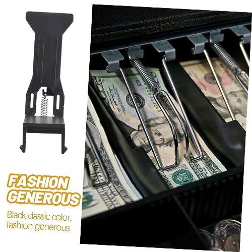 DOITOOL 6pcs Cash Register Clips for Money Organizers Cash Drawer Tray Clips for Business Use Offices and Classrooms3