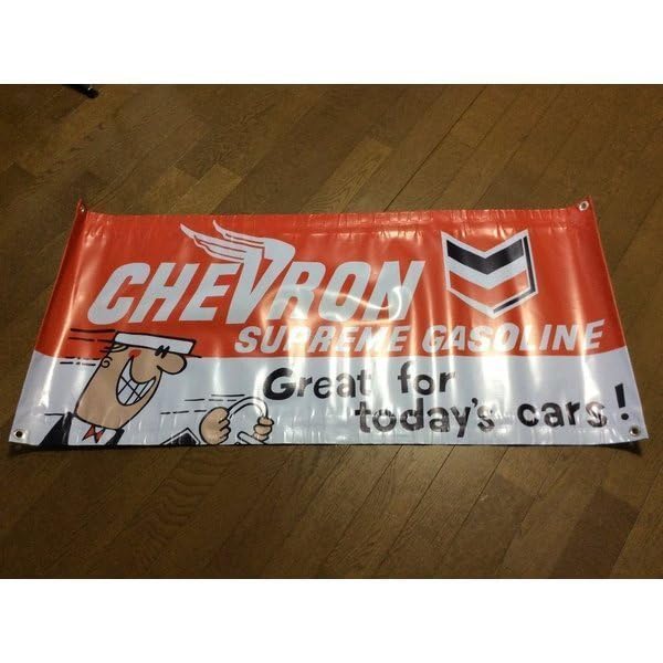 CHEVRON バナー モーターバナー タペストリー アメリカン雑貨 CHEVRON バナー モーターバナー タペストリー アメリカン雑貨