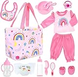 【Un design unique】Ce kit de création de mode pour poupées de 18 pouces ne contient pas seulement 13 accessoires et vêtements de poupées , il stimule également la créativité des filles, exerce leurs compétences pratiques et les aide à développer des habitudes de rangement ordonnées.