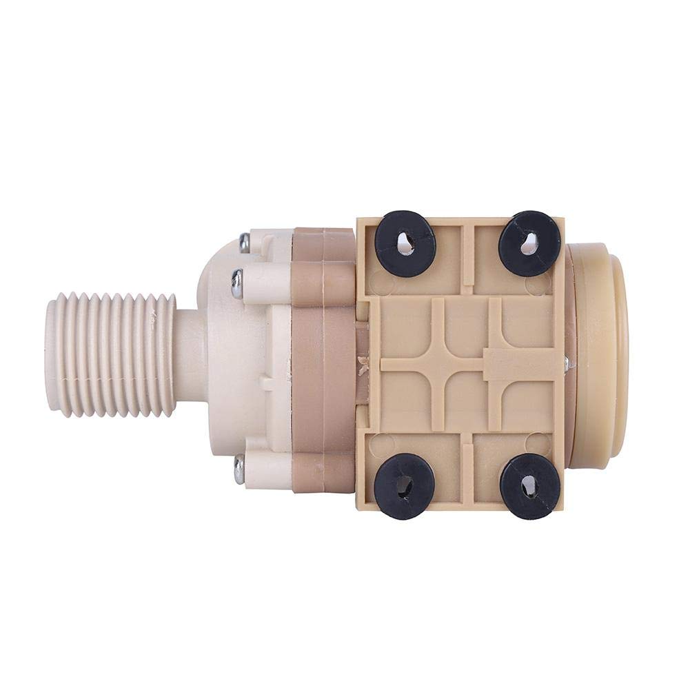 Wasserumwälzpumpe, DC 12 V, Tauchpumpe, Aamphibienpumpe, maximaler Durchfluss 6,5 l/min, Umwälzpumpe für Warmwasser/Kühlung