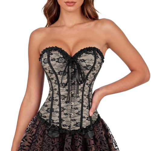 Amazon.com: Zhitunemi Corsets For Vampire Costume Women: Floral