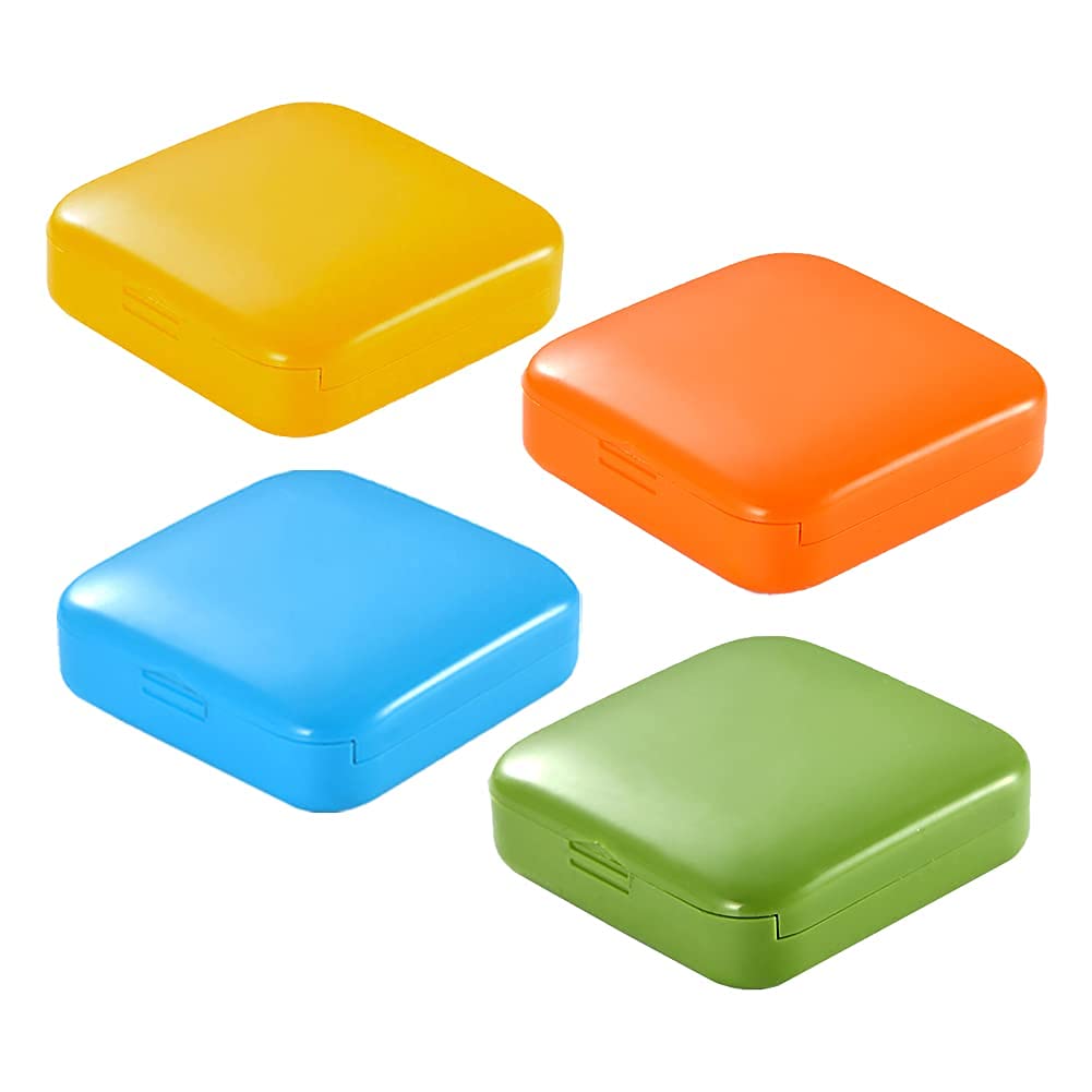 Pilulier Pilulier Organisateur De Vitamines Pilulier Hebdomadaire Pilulier 7 Jours 4 Fois par Jour Distributeur De Stockage Support Pilulier Médical Sulies Bleu, Taille Unique
