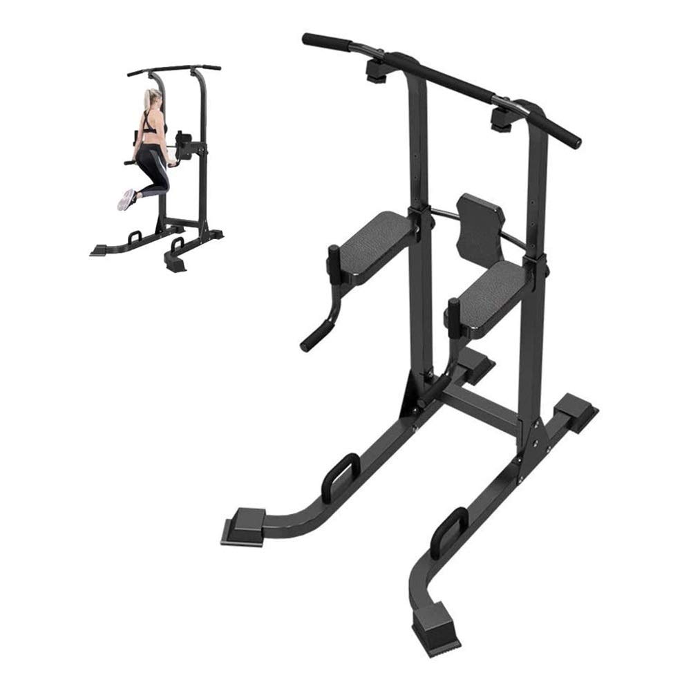 Pull Ups Power Tower Indoor Pull-ups Adult Telescopic Parallel Bars Arm Flexion and Extension e Fitness EquipmentColor White