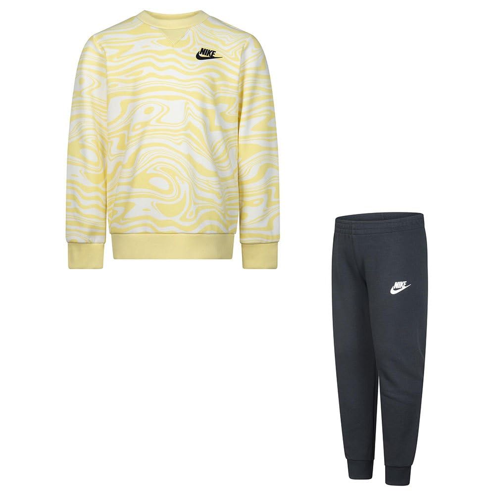 NIKE B Nsw Paint Yf Crew Set Pants Unisex - Bambini e ragazzi