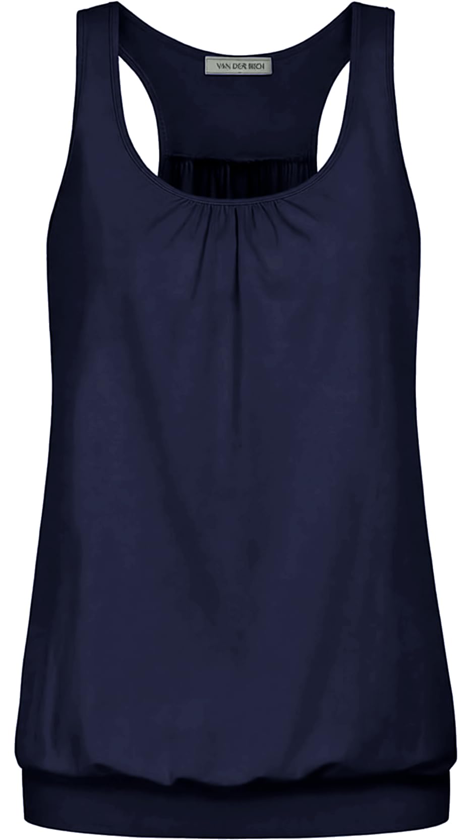 Van Der Rich ® - Camiseta de Tirantes Espalda Nadadora Escote Plisado - Mujer — view 17