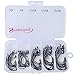 Sougayilang Fishing Hooks High Carbon Steel Worm Soft Bait Jig Fish Hooks with Plastic Box