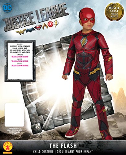 Disfraz completo infantil The Flash talla Large multicolor miniatura 2
