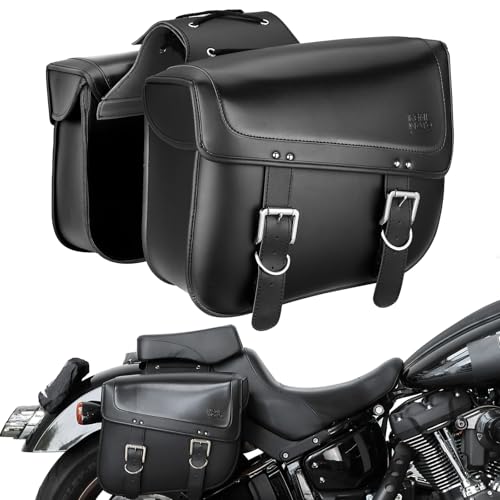 KEMIMOTO Motorcycle Saddlebags, 30L...