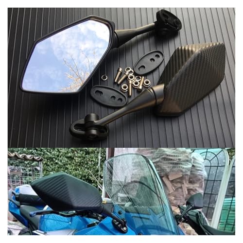Espejo retrovisor para Kawasaki Ninja ZX14R cristal plano 2