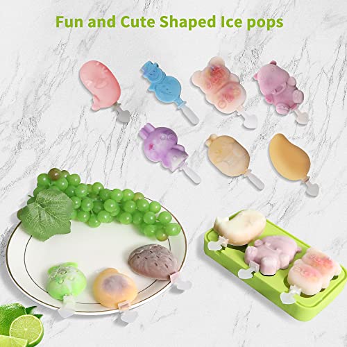 Stampi per Ghiaccioli in Silicone,Goomp 2 Set