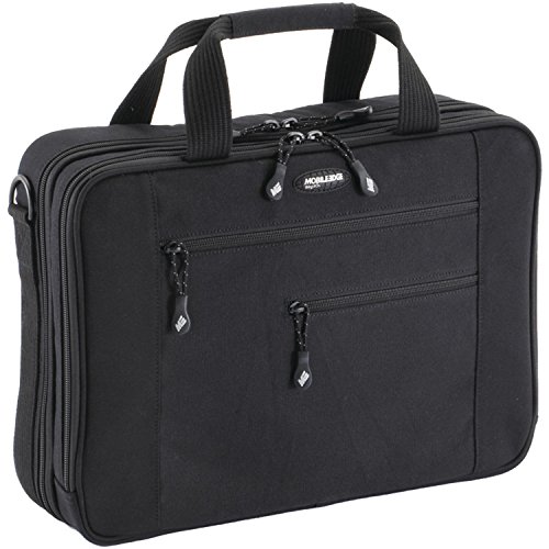 Mobile Edge Canvas Briefcase Compatible with 16” PC and 17” MacBook,